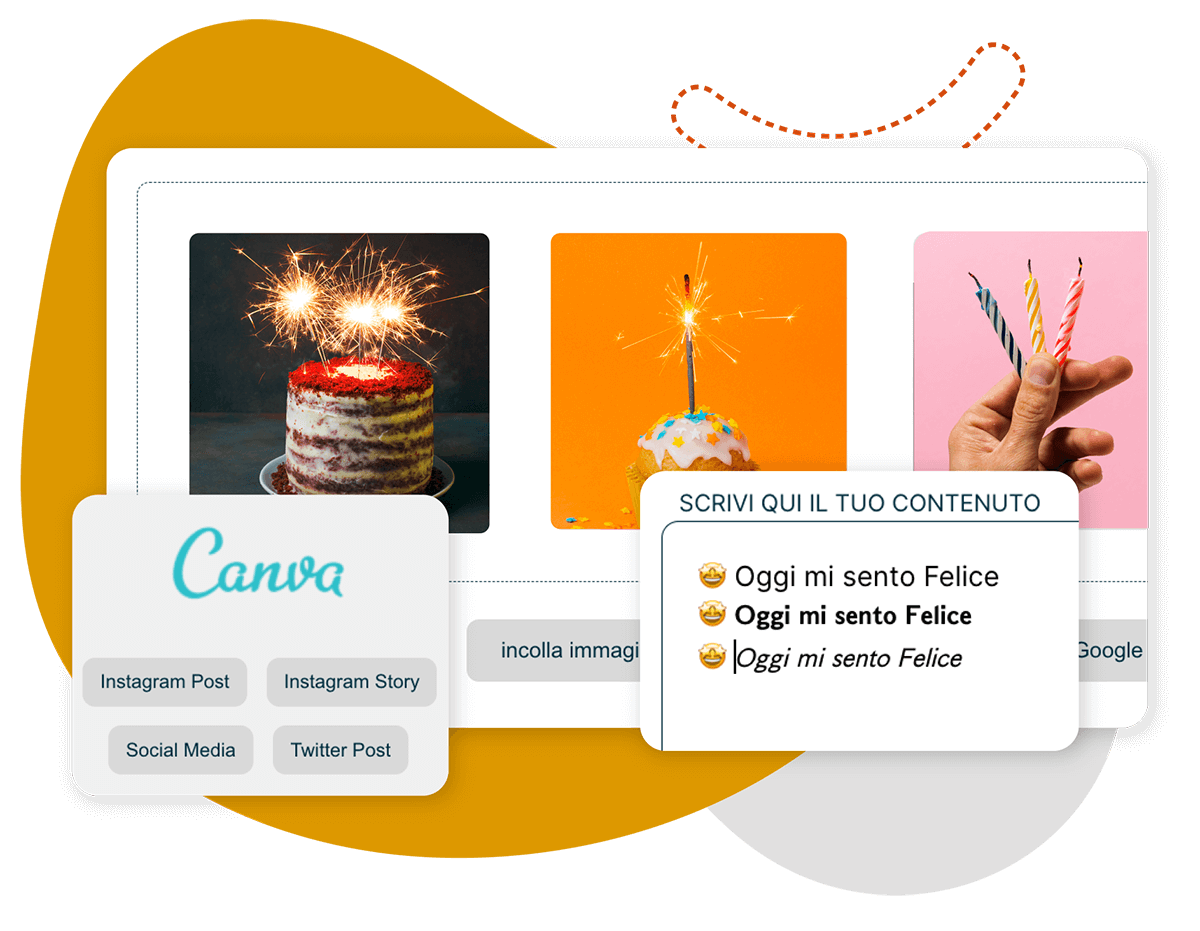 pubblie custom content post social netowrk